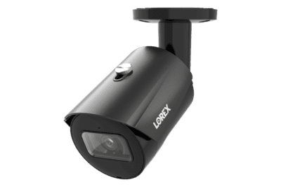 Lorex Aurora Series A20 4K IP Wired Bullet Security Camera (Black) with Listen-In Audio and Smart Motion Detection