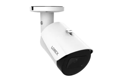 Aurora Series A20 4K IP Wired Bullet Security Camera (White) with Listen-In Audio and Smart Motion Detection