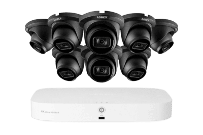 lorex fusion nvr with a20 aurora series ip dome cameras 4k 16 channel 2tb