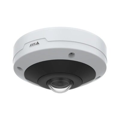 axis m4318 plve 12mp outdoor ir panoramic mini dome ip security camera with