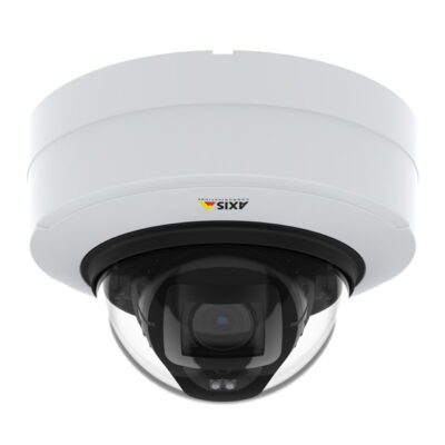axis p3247 lv 5mp ir h265 indoor dome ip security camera with varifocal lens