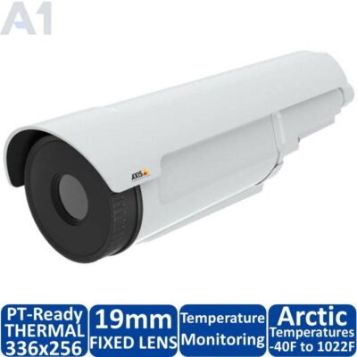 axis q2901 e pt 19mm pan tilt thermal bullet ip security camera 19mm lens