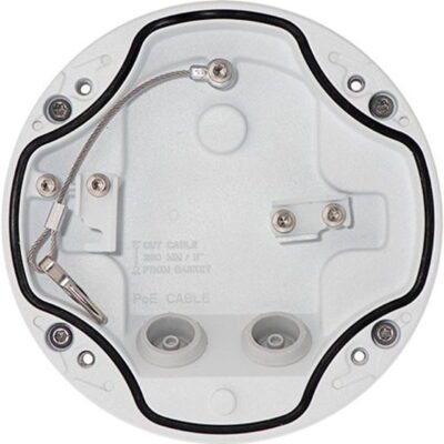 axis q1765 foot chassis with gasket for select q19 and q29 series white