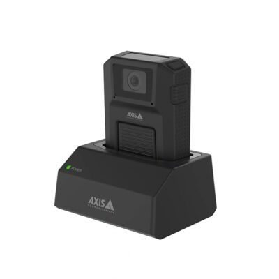 axis w700 1 bay docking station for body worn cameras 01723 004