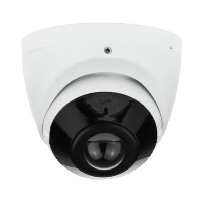 5MP HD Wide Angle 180° Field of View NDAA Compliant Weatherproof IR Fixed Turret IP Security Camera with Deep Learning AI (U1-5MP-180DM1)