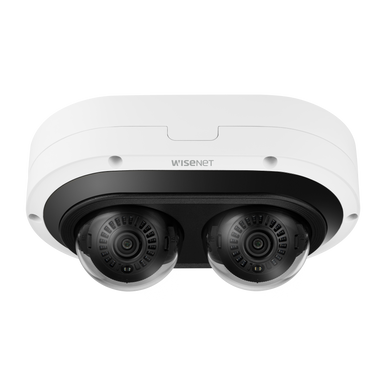 Hanwha Wisenet PNM-12082RVD 6MP x 2 IR Outdoor Dome Camera