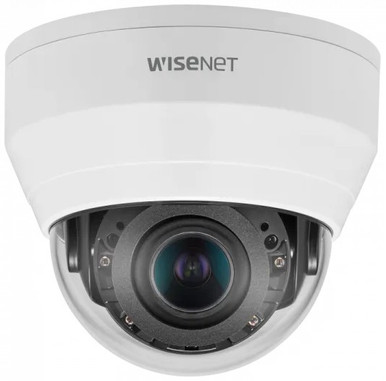 Hanwha Wisenet QND-8080R 5MP IR Dome Camera with Motorized Varifocal Lens