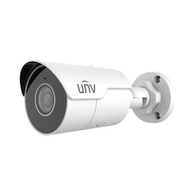 UNV 4MP Easystar Weatherproof Bullet IP Security Camera with a 2.8mm Fixed Lens and a Built-In Mic (IPC2124SR5-ADF28KM-G)