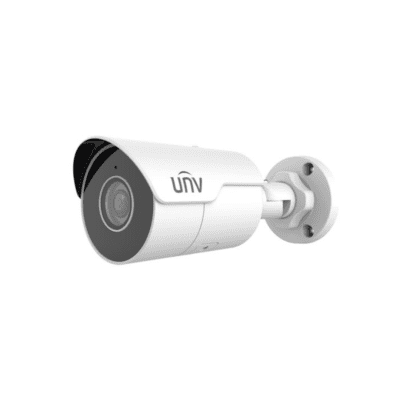 UNV 4MP Outdoor HD IR Mini Bullet with a Built-In Mic and 4mm Fixed Lens (IPC2124SR5-ADF40KM-G)