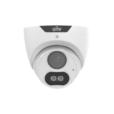 UNV 5MP ColorHunter HD-TVI Turret Camera with a 2.8mm Fixed Lens (UAC-T125-AF28M-W)