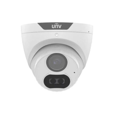 UNV 5MP LightHunter Weatherproof HD Turret TVI/AHD/CVI/CVBS Analog Security Camera with a 2.8mm Fixed Lens (UAC-T125-AF28M)