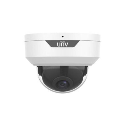 UNV 5MP LightHunter Weatherproof Vandal Dome TVI/AHD/CVI/CVBS Analog Security Camera with a 2.8mm Fixed Lens (UAC-D125-AF28M)