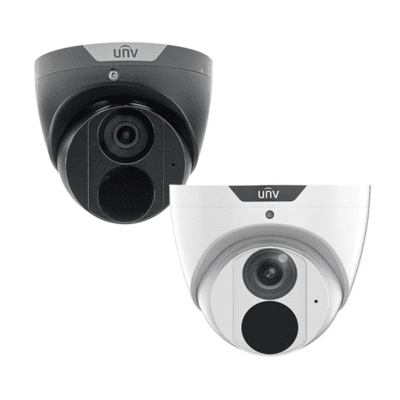 UNV 8MP HD IR 2.8mm Fixed Eye NDAA Compliant Network Turret Camera (IPC3618SR3-ADF28KM-G)