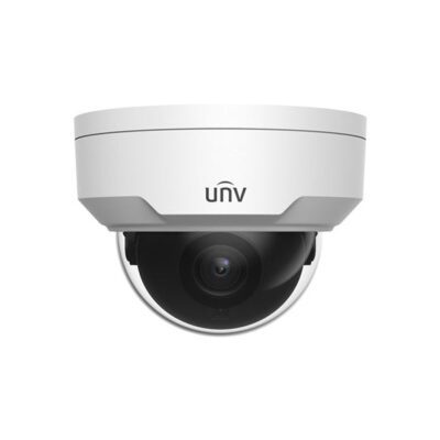 UNV FullHD 1080p (2MP) Prime I NDAA Compliant Weatherproof Vandal Dome IP Security Camera with a 2.8mm Fixed Lens and LightHunter Illumination Technology (IPC322SB-DF28K-I0)